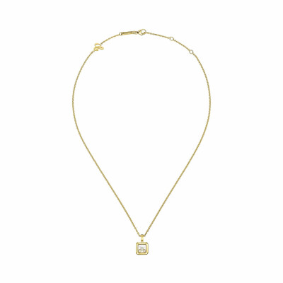 Pendentif Chopard Happy Diamonds Icons en or jaune et diamants