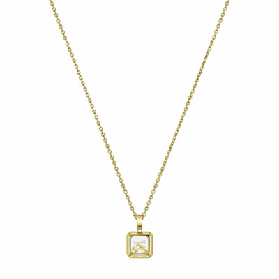 Pendentif Chopard Happy Diamonds Icons en or jaune et diamants