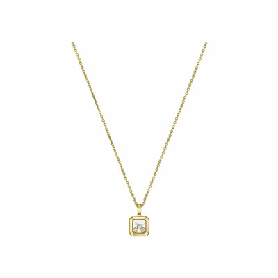 Pendentif Chopard Happy Diamonds Icons en or jaune et diamants