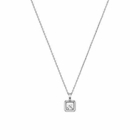 Pendentif Chopard Happy Diamonds Icons en or blanc et diamants