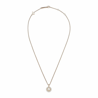 Pendentif Chopard Happy Diamonds Icons Joaillerie en or rose et diamants