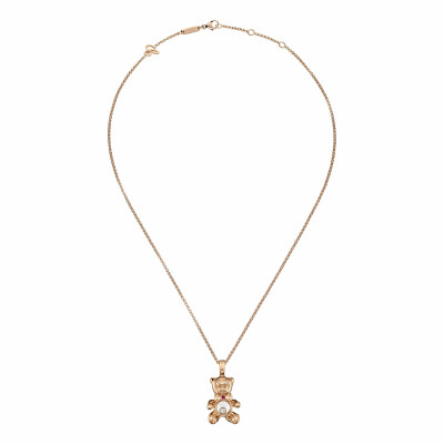 Chopard Happy Diamonds Turtle pendant in pink gold and diamonds