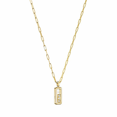 Pendentif Chopard Happy Diamonds Icons en or jaune et diamants