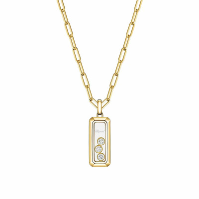 Pendentif Chopard Happy Diamonds Icons en or jaune et diamants