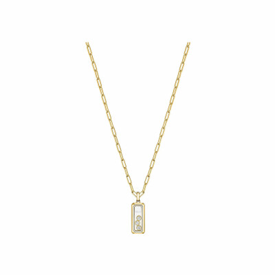 Pendentif Chopard Happy Diamonds Icons en or jaune et diamants