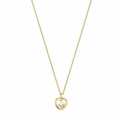 Chopard Happy Diamonds Icons pendant, yellow gold and diamonds
