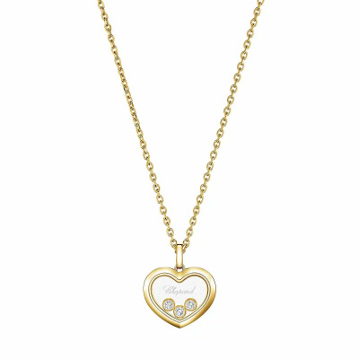Chopard Happy Diamonds Icons pendant, yellow gold and diamonds