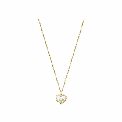 Chopard Happy Diamonds Icons pendant, yellow gold and diamonds