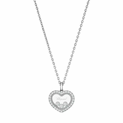 Chopard Happy Diamonds Icons pendant, white gold and diamonds