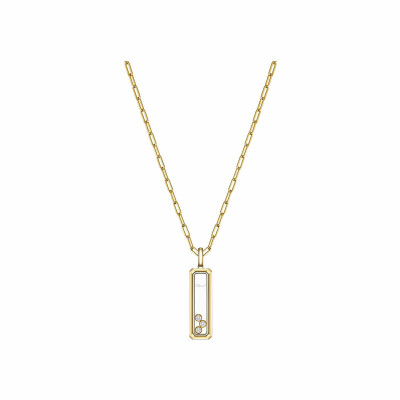 Pendentif Chopard Happy Diamonds Icons en or jaune et diamants