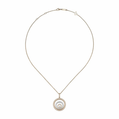 Pendentif Chopard Happy Spirit en or rose et diamants