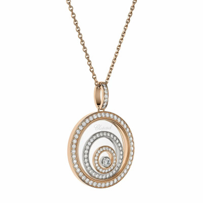 Pendentif Chopard Happy Spirit en or rose et diamants