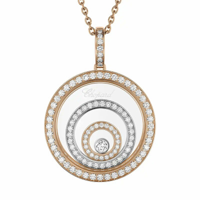 Pendentif Chopard Happy Spirit en or rose et diamants