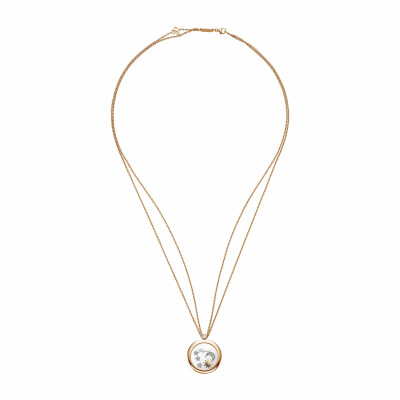 Pendentif Chopard Happy Sun Moon and Stars en or rose et diamants