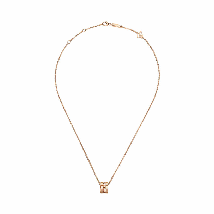 Chopard Ice Cube, rose gold pendant