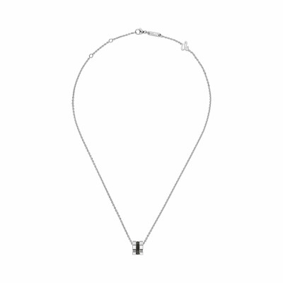 Pendentif Chopard Ice Cube Black HyCeram® en or blanc