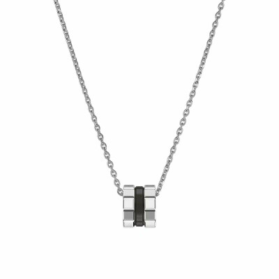 Pendentif Chopard Ice Cube Black HyCeram® en or blanc