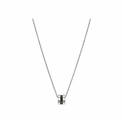 Chopard Ice Cube Black HyCeram®, white gold pendant