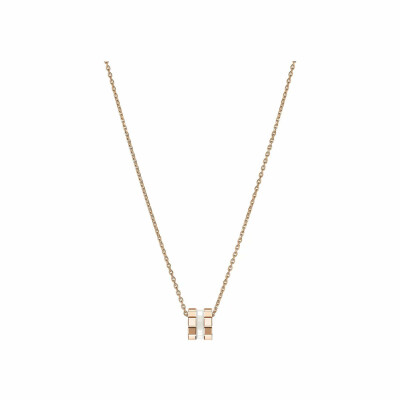 Chopard Ice Cube White HyCeram®, rose gold pendant