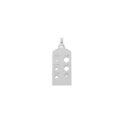 Pendentif FRED Calibre à Pierres en or blanc et diamant 3B0289