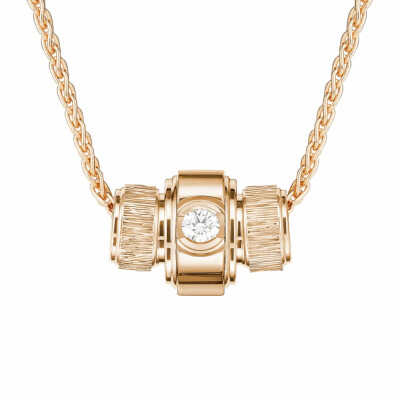 Pendentif Piaget Possession "Decor Palace" en or rose et diamant