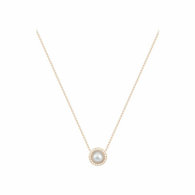 Pendentif Piaget Possession en or rose, nacre et diamants