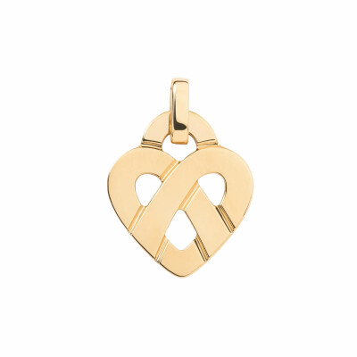 Pendentif Poiray Cœur Entrelacé Petit Modèle en or jaune