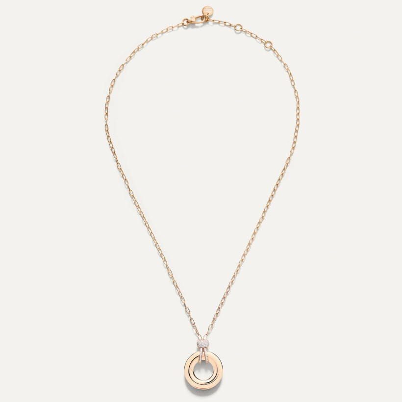 Collier Pomellato Iconica avec Pendentif en or rose et diamants