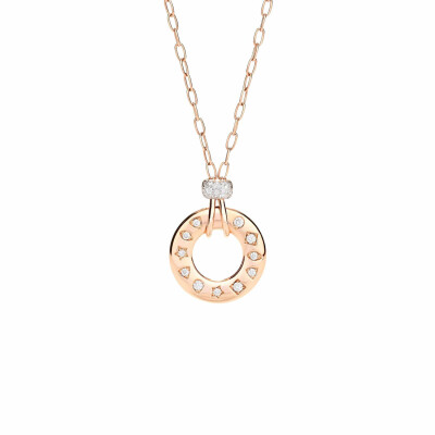 Collier Pomellato Iconica avec Pendentif en or rose et diamants