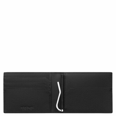 Montblanc Sartorial "Blue Camouflage" wallet 4cc with money clip