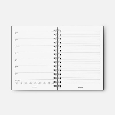 Envelope Notebook Refill #146 small, Black - Calendar 18-months