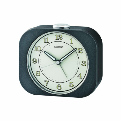 Réveil Seiko noir métallisé QHE195K