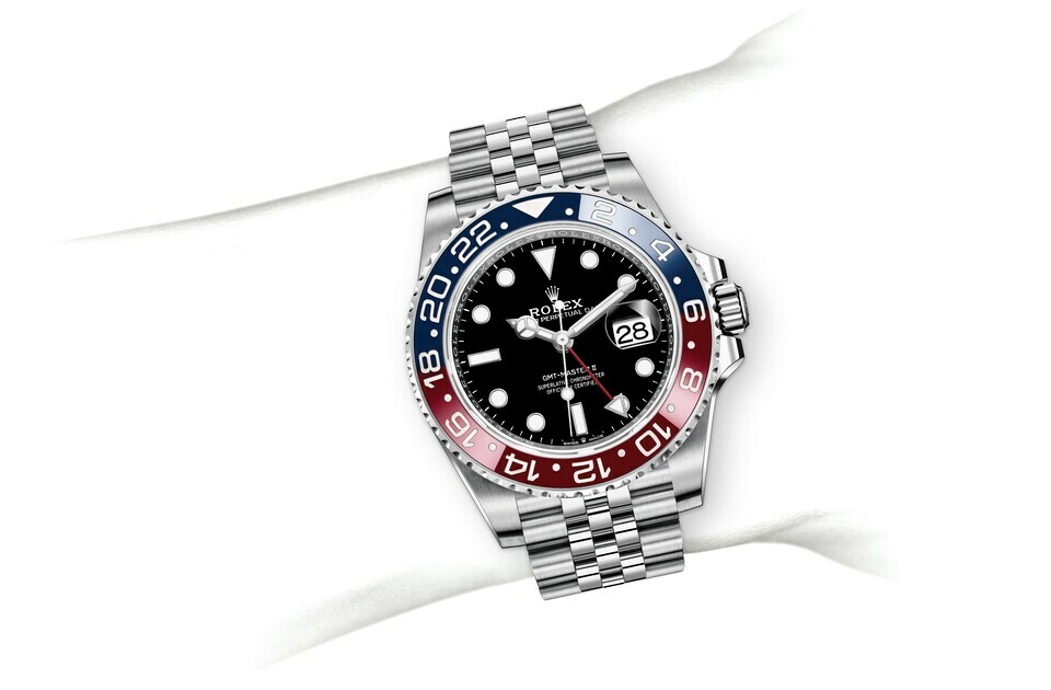Rolex GMT‑Master II in Oystersteel M126710BLRO-0001 at The Vault