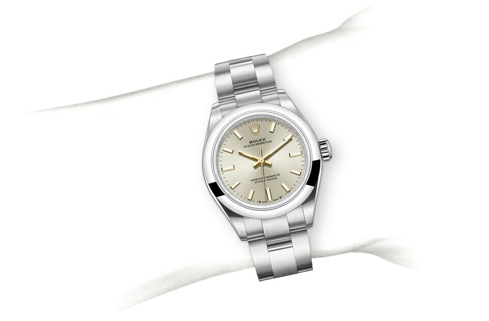 Rolex Oyster Perpetual 28 in Oystersteel M276200-0001 at The Vault