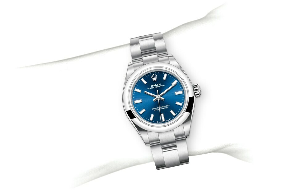 Rolex Oyster Perpetual 28 in Oystersteel M276200-0003 at The Vault