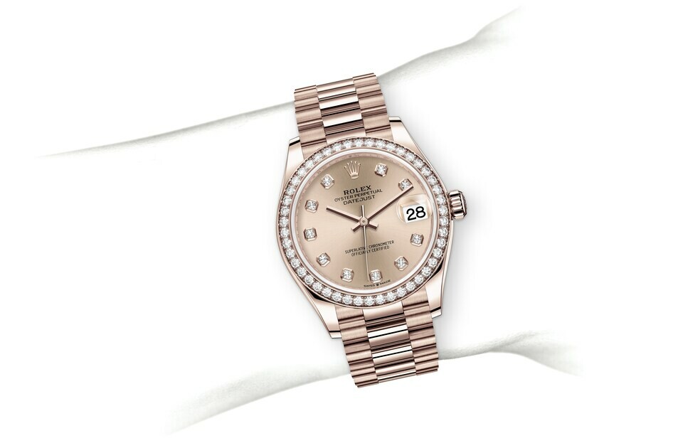 Rolex Datejust 31 en Or Everose 18 ct M278285RBR-0025 chez Raynal
