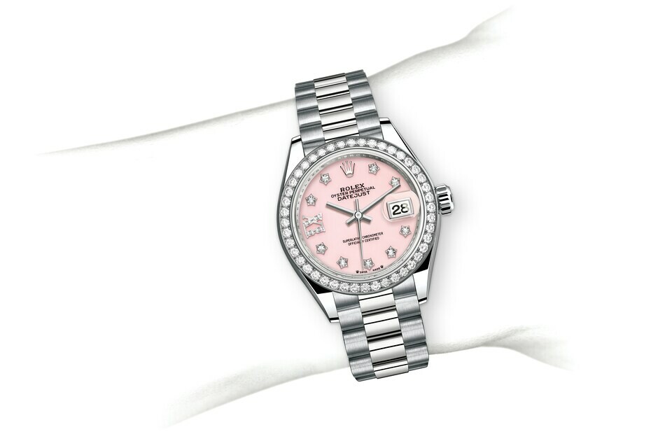 Rolex Lady‑Datejust in 18 ct white gold M279139RBR-0002 at Saddik & Mohamed Attar