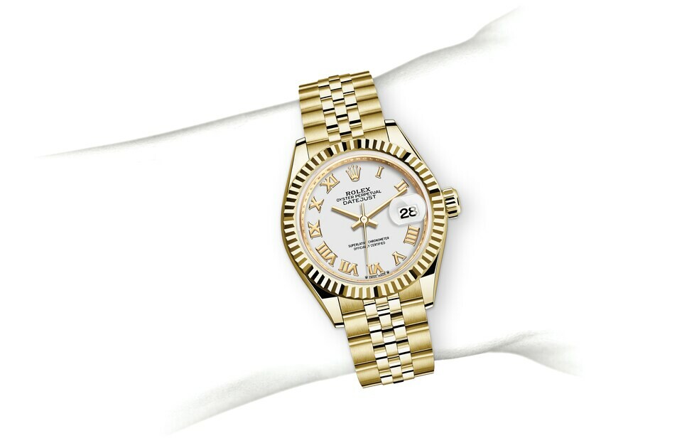 Rolex Lady‑Datejust en or jaune 18 ct M279178-0030 chez Zegg & Cerlati