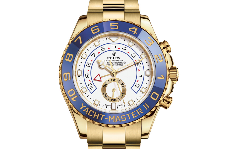 Rolex Yacht‑Master II en or jaune 18 ct M116688-0002 chez Hardy