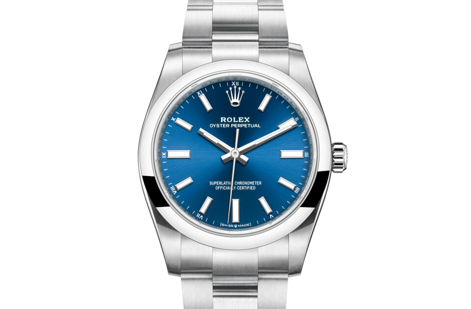 Rolex Oyster Perpetual 34 in Oystersteel M124200-0003 at Dubail