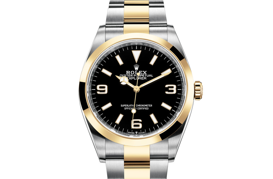Rolex Explorer 36 in Yellow Rolesor - combination of Oystersteel and yellow gold M124273-0001 at Raynal