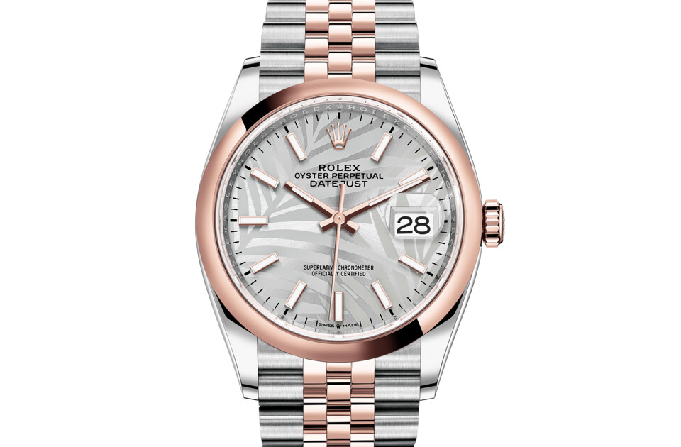 Rolex Datejust 36 in Everose Rolesor - combination of Oystersteel and Everose gold M126201-0031 at Ferret