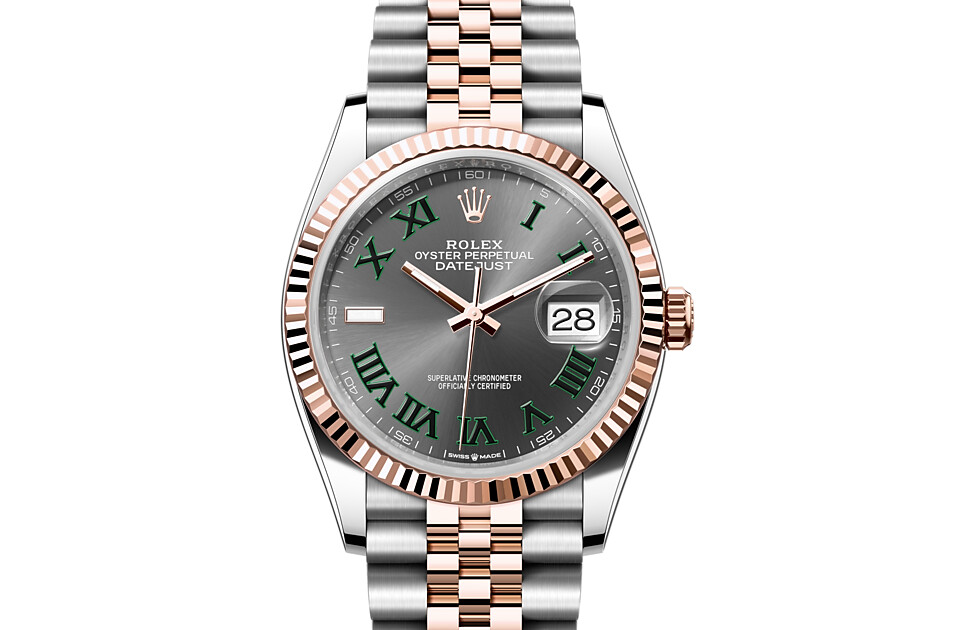 Rolex Datejust 36 in Everose Rolesor - combination of Oystersteel and Everose gold M126231-0029 at Dubail