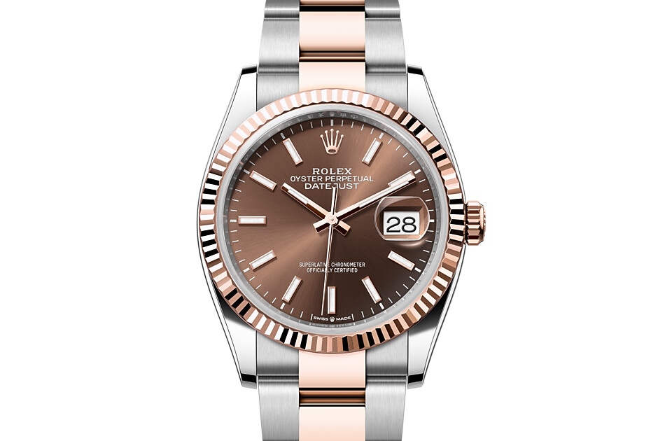 Rolex Datejust 36 in Everose Rolesor - combination of Oystersteel and Everose gold M126231-0044 at Felopateer Palace