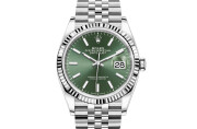 Rolex Datejust 36 in White Rolesor - combination of Oystersteel and white gold M126234-0051 at ACRE