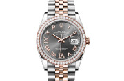 Rolex Datejust 36 in Everose Rolesor - combination of Oystersteel and Everose gold M126281RBR-0011 at DOUX Joaillier