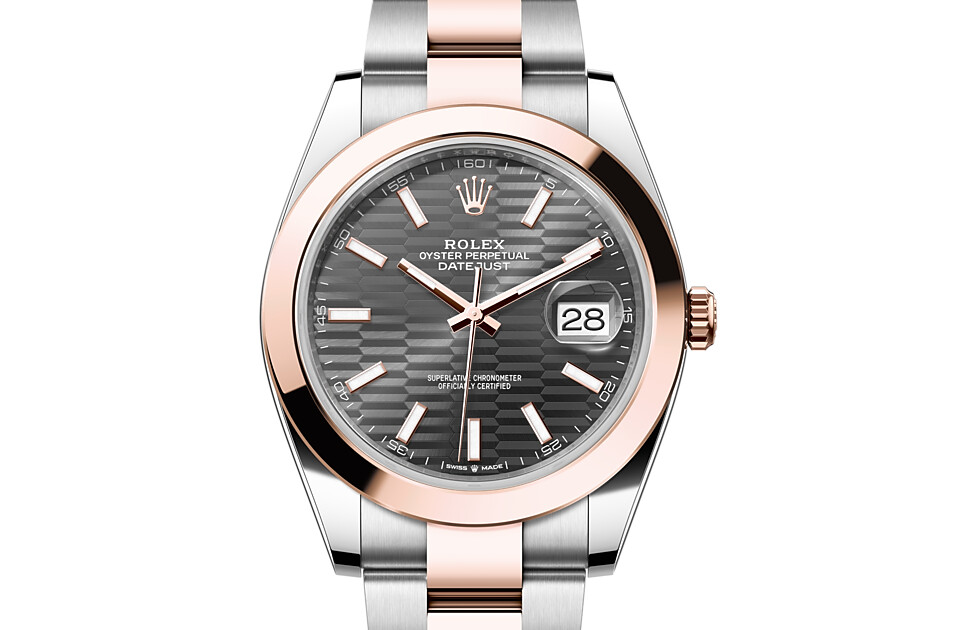 Rolex Datejust 41 in Everose Rolesor - combination of Oystersteel and Everose gold M126301-0019 at Ferret