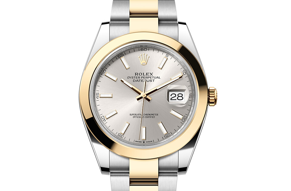 Rolex Datejust 41 in Yellow Rolesor - combination of Oystersteel and yellow gold M126303-0001 at DOUX Joaillier