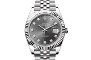 Rolex Datejust 41 in White Rolesor - combination of Oystersteel and white gold M126334-0006 at Ferret