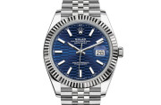 Rolex Datejust 41 in White Rolesor - combination of Oystersteel and white gold M126334-0032 at Ferret